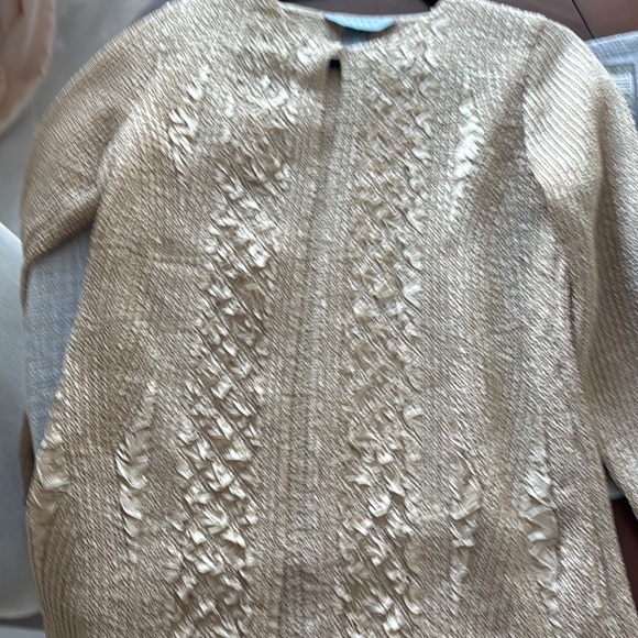 Koret Creamish tan very light Cardigan with Elegant details - Picture 5 of 5